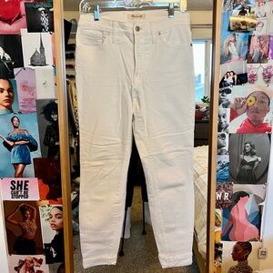Madewell White Denim Pants
